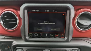 Jeep EVAS system provides digital alerts